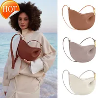 Shoulder Bags Tonca womens shoulder bags Designer handbags Leather Black Brown white fashion bag Polene Crossbody purse with boxESSPLH