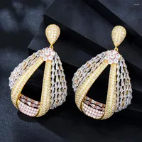 Dangle Earrings GODKI Trendy Crossover Big Earring For Women Bohemian Geometric Drop 2023 Brincos Female DIY Fashion Jewelry