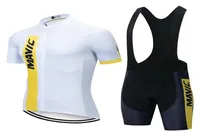Pro White Mavic Bike Shirt AntiUV Cycling Jerseys BIB Shorts Ropa Ciclismo Maillot MTB Cycling Clothing Bicycle Clothes Suit5352915