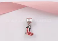 Andy Jewel Authentic 925 Sterling Silver Beads Minie Mouse Shoe Charms Fits European Pandora Style Jewelry Bracelets Necklace Pa5333997