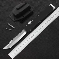 High Quality MIKER CNC knives felhunter Knife single D2 Blade Aluminum Alloy Handle Tactical knife Survival gear knives EDC tools280h