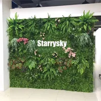 Other Event Party Supplies Artificial Plants Grass Wall Backdrop Flowers Wedding Boxwood Hedge Panels for Indoor Outdoor Garden Wall Decor 60x40cm 230321