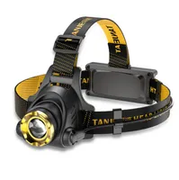 Tactical Headlamp Flashlight portable powerful USB Rechargeable Headlight Camping Fishing Head lamp Torch with 18650 battery For camping hunting Cycling