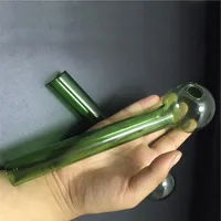 8inch (20cm) Glass Oil burners Pipe high quality big size smoking pipes Color Great thick Tube oil adapter Nail for water bong cheapest