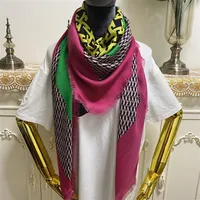 Women's fashion scarf size 130cm -130cm 50% silk 50% wool material print pattern beautiful square scarves pashmina212P