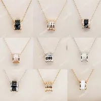 Zero Designer Collece Women Классические дизайнеры роскошь B Дизайнерские ювелирные украшения для подвесной ожерелья для леди