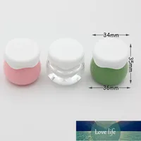Cream Jars Cosmetic Small Mini Jar Bottle 10g Pink Green Plastic Containers for Cosmetics Package Makeup Empty