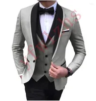 Men's Suits Customize Groom Tuxedos Wool Blend Men's Suit Jacket Blazers Halloween Costume Elegant For Luxury Man Suit's Wedding 113