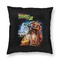 Cushion Decorative Pillow Back To The Future Covers For Sofa Marty Mcfly Delorean Time Travel 1980s Movie Nordic Cushion Cover Car3144
