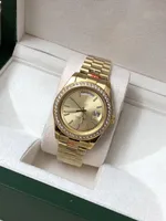 With original box Fashion Mens Watchs Datejujst Watch 41mm Sapphire Gold dail diamonds Bezel Mechanical Automatic Mens Watches