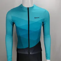 Racing Jackets In Stock SPEXCEL Lightweight Pro Team Long Sleeve Cycling Jersey Race Bicycle Tight Fit Shirt Micro Super Fabric