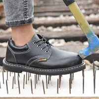 남성 패션 특수 목적 안전 신발 안 입력 강철 발가락 캡 라이트 타이어 아웃솔 안전 신발 보호 신발