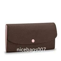 Women Wallets High Quality luxury bags Designer Purses Handbag holder Passport thin Checkbook Business card leather mens wallet cr314d
