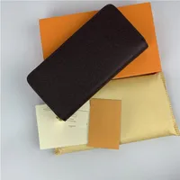Orange Clutch Women Wallet Purse Single Box Long Zipper Wallets Lady Ladies Pu Classical Leather With Fashion Card Poosf213i