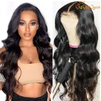 Brazilian Body Wave Human Hair Wigs 5x5 Lace Closure Wig 13X6 Lace Front Wigs For Women PrePlucked Transparent Remy Lace Wigs256L