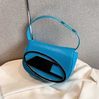 shoulder bag women die crossbody bag designer bags New Half Round Handbags Leather Underarm Flap Fashion Messenger Purse 230322