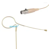 Microphones HIXMAN Beige EM1-VP Single Ear OmniDirectional Earset Headset Microphone For Vocopro GTD Wireless Bodypack Transmitter System