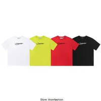 Trapstar Solid Short Sleeve Hyper T Shirts 수 놓은 High Street Summer Cotton Loose Fit T-Shirt