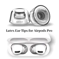 Other Electronic Components Latex Ear Tips for AirPods Pro Anti slip Dustproof Anti allergic Plugs 3 Silicone tips Cover 230320