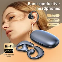 RD23 bone conduction earphones open ear headphones Wireless headset true painless HIFI I digital display RD23 tws
