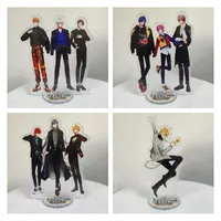 Keychains Anime Hypnosis Microphone Character Model Figure Double-Sided Acrylic Stands Exquisite Desk Decor Props Xmas Gift
