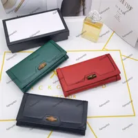 Classic Letter Wallets Leather Business ID Credit Card Holder Minimalistic Design for Men Women Designer wallets bags Fashion casu298Z