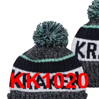 2021 Kraken Baseball Beanie North American Team Side Patch Winter Wool Sport Knit Hat Skull Caps a13467