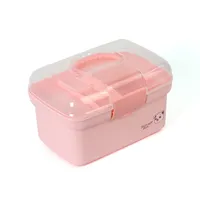 Desktop clothes organizer storage box Plastic frosted partition with cover facial mask box