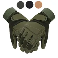 Full Finger Tactical Gloves Outdoor Sports Bicycle Antiskid Glove Army Paintball Shooting Airsoft Cycling Protective Equipments259b