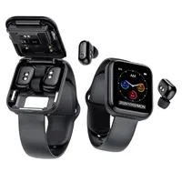 Smart Watch X5 TWS Bluetooth Aurballie wireless Bluetooth due in uno chiamata da 1,54 pollici Music Sports Fashion Smartwatch Android iOS