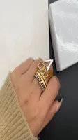Designer Ring for Women Jewelry Silver Gold Love Rings Lettera con Box Fashion Men Wedding Three in One Ring v Lady Party Gifts 6 77565387