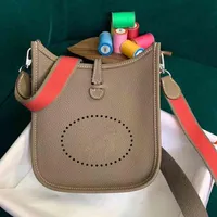 5A Hiht quality Bag Designer 2021 Hollowed Out Evelyn Women's Handbags Head Leather Crossbody Mini Shoulder Bags handbag176g