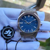 Super ZFF Factory Watch Wristwatches de 41 mm de 41 mm de 10,4 mm Bluedial à prova d'água Bluedial Automático Cal.4302 Movimento Reserva de energia Sapphire Glass Mechanical WristMatches