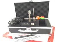 Portable ENail kit electric dab nail quartz banger titanium domeless nail 16 20mm felmale male PID controller box kits1370732
