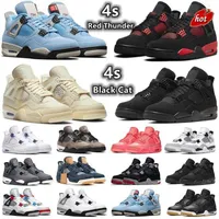 2023 jumpman 4 Basketball Shoes 4 Man Woman Mens Sneakers 4s White Oreo Sail Cool Grey University Blue Fire Red Thunder Bred Zen Master Black Cat Pure