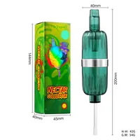 2023 Water Pipe Kit Quartz Glass Portable Hookah Nectar Collector for Dry Herb Tobacco Pipe Vape Wax Oil Cream hubble-bubble Smoking Bong