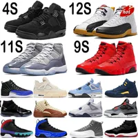 2023 jumpman 4 Jumpman 4 12 Men Basketball Shoes 11 Cool Grey 4S Black Cat 9 Hyper Royal University Blue UNC Silver Toe Bred Starfish Fire Red Sports