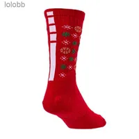 Basketball Socks Elite Christmas Socks CREW for Man Size 40-46 Basketball Skateboarding Socks JUQT