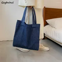 Shopping Bags Retro Fashion Large Capacity Canvas Totes Underarm Single Shoulder All-match Portable Daily Shopper Japan Style