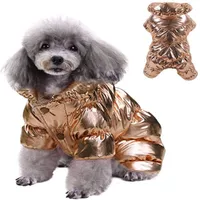5 Color Whole Big Designer Dog Apparel for Small Large Dogs Winter Pets Coat Waterproof Puppy Jacket Windproof Doggy Snowsuit 317T