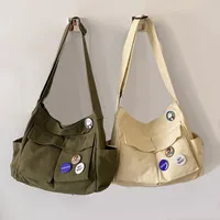 Вечерние сумки Unixinu Женская холст -плечо. Сумма для школьной школьной мессенджер женская тотация с твердым цветом для женщин 2023