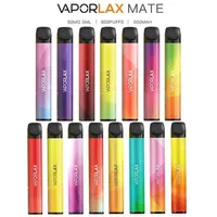 vaporlax mate 일회용 담배 장치 포드 키트 500mAh 배터리 3ML 사전 채워진 카트리지 800 퍼프 vApe 빈 펜 18 색 대 GunnPod 에어 바 Max XXL