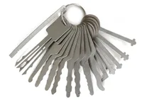16pcsset Lock Picking Keys Auto Locksmith Tools Lock Picks Jigglers for Double Sided Lock Picking Picks Set for Car Lock Opener1738935