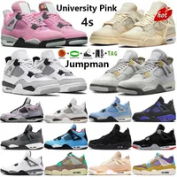 2023 jumpman 4 2023 Jumpman 4 4s Mens Basketball Shoes Sail Oreo Shimmer Photon Dust University Pink Zen Master Military Black Wild Things Men Sports Women
