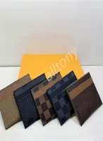 Otros accesorios de moda para el soporte de la tarjeta de diseñador billetera corta breve bolso