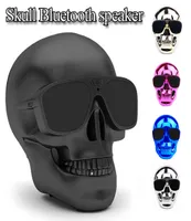 2021 new outdoor speaker Skull Wireless Bluetooth Speaker Halloween Gift Skull head Shape speaker Usb TF Card Fm Portabl8833061