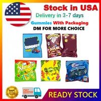 USA stock vorgefüllte D9 -Lebensmittel Gummies Thco Candy 500/600 mg mit Packagings -Taschen und direkt aus den USA verschickt