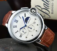 2023 New Brand Original Business Men's Watch Classic Round Case Quartz Watch Wristwatch ClockRecommended Watchwa Watch q6