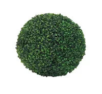 Decorative Flowers 1pc Large Green Artificial Plant Ball Topiary Tree Boxwood Wedding Party Home Outdoor Decor Plants Plastic Gras9133100