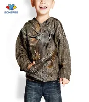 SONSPEE Child Pullover Hoody Sweatshirts Top Deer Hunting 3d Camouflage Fashion Kids Hoodie Casual Streetwear Boys Baby Clothing L6263307